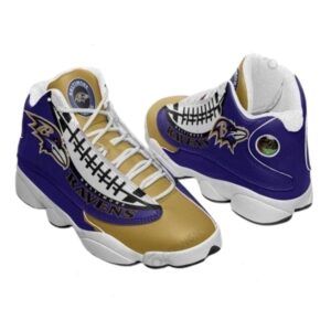 Baltimore Ravens Shoes Jd13 Sneakers Custom For Fans