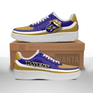 Baltimore Ravens Sneakers Custom Force Shoes Sexy Lips For Fans
