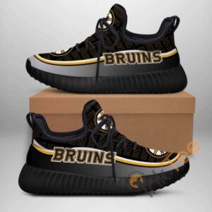 Boston Bruins Custom Shoes Personalized Name Yeezy Sneakers
