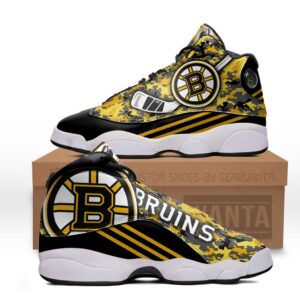 Boston Bruins JD13 Sneakers Custom Shoes