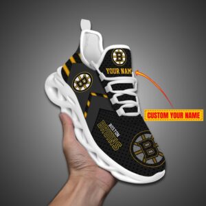 Boston Bruins Personalized NHL Luxury Max Soul Shoes
