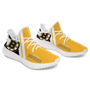 Boston Bruins Sneakers Big Logo Yeezy Shoes