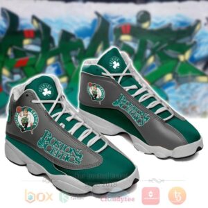 Boston Celtics Nba Green Grey Air Jordan 13 Shoes