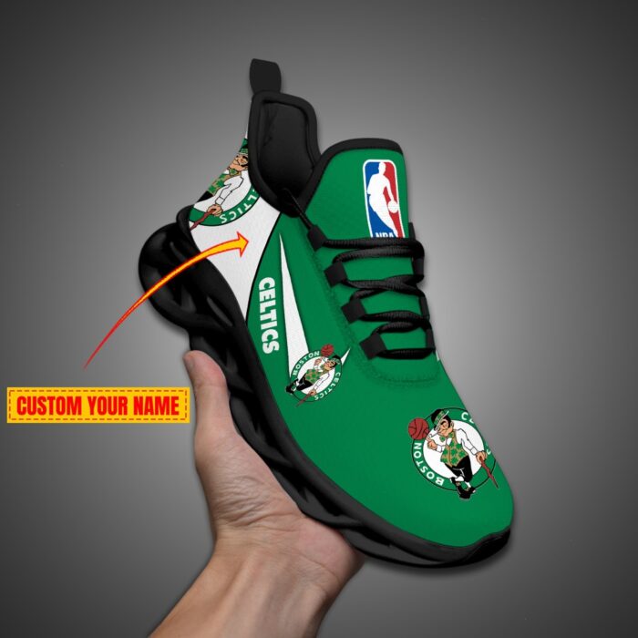 Boston Celtics Personalized NBA Max Soul Shoes