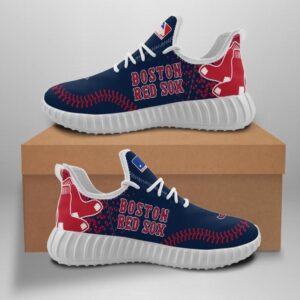 Boston Red Sox Custom Shoes Sport Sneakers Baseball Yeezy Boost