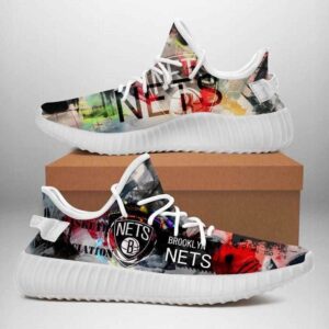 Brooklyn Nets Yeezy Boost Shoes Sport Sneakers