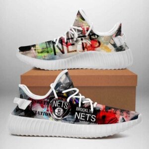 Brooklyn Nets Yeezy Boost Shoes Sport Sneakers Yeezy Shoes