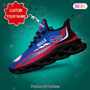 Buffalo Bills NFL Personalized Blue Red Max Soul Shoes