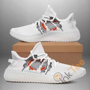 Buy Chicago Bears Custom Shoes Personalized Name Yeezy Sneakers