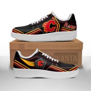 Calgary Flames Air Sneakers Custom For Fans
