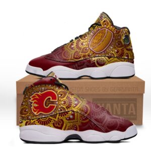 Calgary Flames Jd 13 Sneakers Custom Shoes