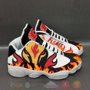 Calgary Flames Nhl Air Jordan 13 Shoes