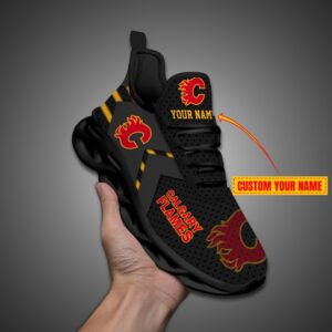 Calgary Flames Personalized NHL Luxury Max Soul Shoes