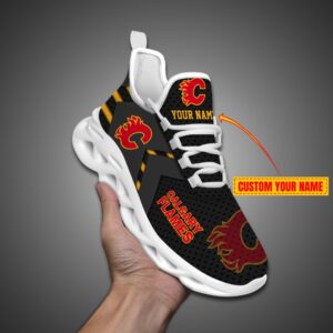 Calgary Flames Personalized NHL Luxury Max Soul Shoes