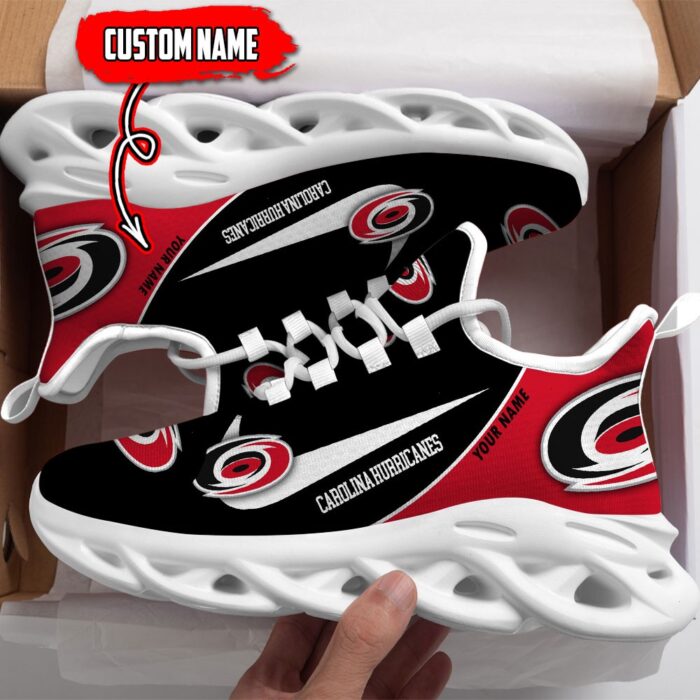 Carolina Hurricanes Custom Name NHL New Max Soul Shoes