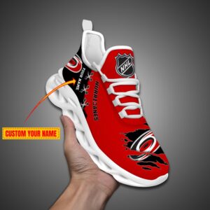 Carolina Hurricanes Personalized NHL Max Soul Shoes