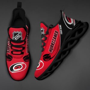 Carolina Hurricanes Personalized NHL New Max Soul Shoes