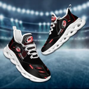 Carolina Hurricanes Personalized NHL Sport Black Max Soul Shoes
