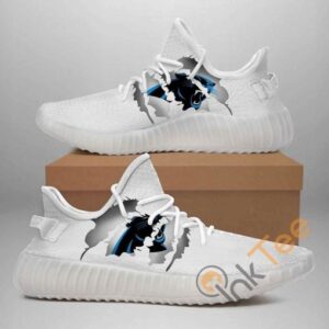 Carolina Panthers Custom Shoes Personalized Name Yeezy Sneakers