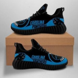 Carolina Panthers Custom Shoes Sport Sneakers Yeezy Boost 15799