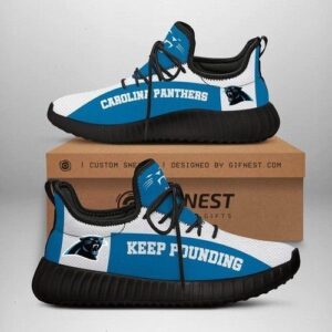 Carolina Panthers Football Yeezy Customize Shoes Gift For Fan