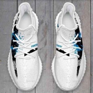 Carolina Panthers Men Running Yeezy Boost Shoes Sport Sneakers, Custom Shoes For Men And Women