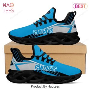 Carolina Panthers NFL Blue Black Color Max Soul Shoes