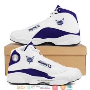 Charlotte Hornets Nba Football Team Air Jordan 13 Sneaker Shoes