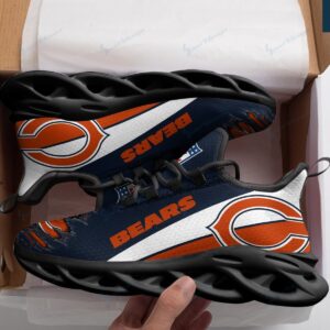 Chicago Bears Black Max Soul Shoes