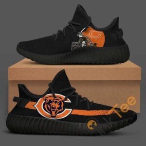 Chicago Bears No 321 Custom Shoes Personalized Name Yeezy Sneakers