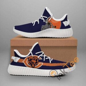 Chicago Bears No 330 Custom Shoes Personalized Name Yeezy Sneakers