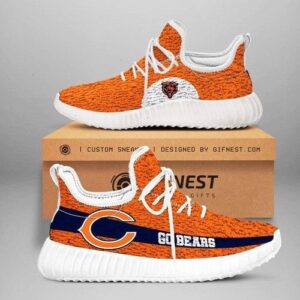 Chicago Bears Shoes Customize Yeezy Sneakers Gift For Fan
