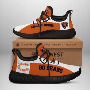 Chicago Bears Team Custom Shoes Yeezy Sneakers Gift For Fan