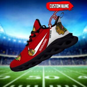 Chicago Blackhawks Custom Name NHL New Max Soul Shoes