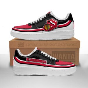 Chicago Blackhawks Sneakers Custom Force Shoes Sexy Lips For Fans