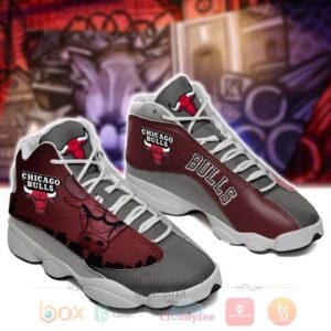 Chicago Bulls Nba Grey Brown Air Jordan 13 Shoes