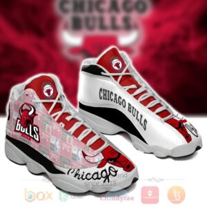 Chicago Bulls Nba Red White Air Jordan 13 Shoes