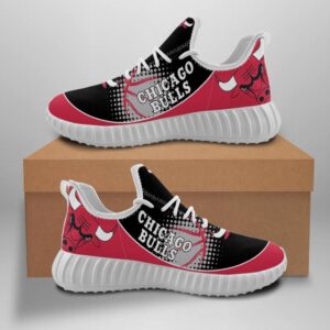 Chicago Bulls Unisex Sneakers New Sneakers Basketball Custom Shoes Chicago Bulls Yeezy Boost