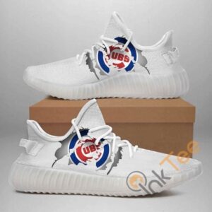 Chicago Cubs Custom Shoes Personalized Name Yeezy Sneakers