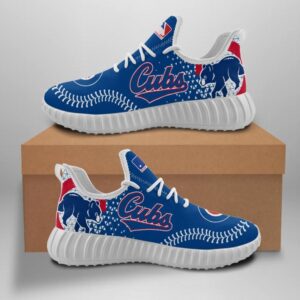 Chicago Cubs Custom Shoes Sport Sneakers Baseball Yeezy Boost