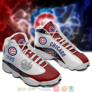 Chicago Cubs Mlb Football Fc Teams Big Logo Air Jordan 13 Sneaker Shoes