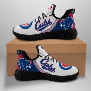 Chicago Cubs New Chicago Cubs Custom Shoes Sport Sneakers Baseball Yeezy Boost