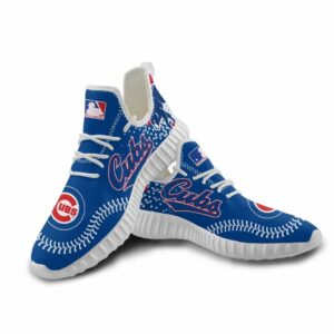 Chicago Cubs Unisex Sneakers New Sneakers Custom Shoes Baseball Yeezy Boost