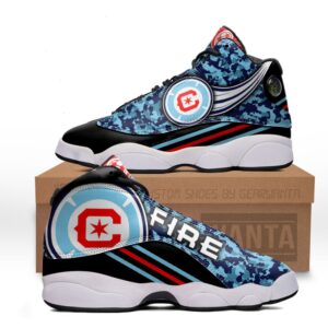 Chicago Fire FC Jd 13 Sneakers Custom Shoes