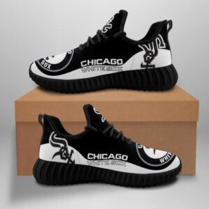 Chicago White Sox Unisex Sneakers New Sneakers Custom Shoes Baseball Yeezy Boost