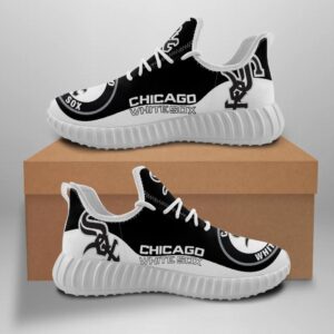 Chicago White Sox Unisex Sneakers New Sneakers Custom Shoes Baseball Yeezy Boost