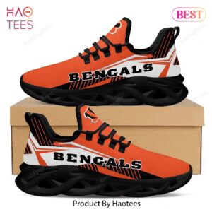 Cincinnati Bengals NFL Orange Mix Black Max Soul Shoes