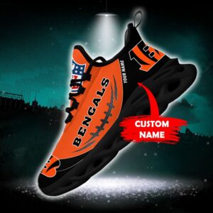 Cincinnati Bengals Personalized NFL Max Soul Shoes Fan Gift