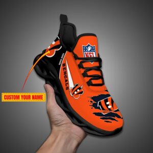Cincinnati Bengals Personalized NFL Max Soul Shoes for Fan
