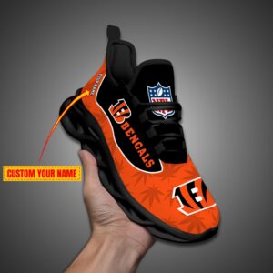 Cincinnati Bengals Personalized Weed Limited Edition Max Soul Shoes